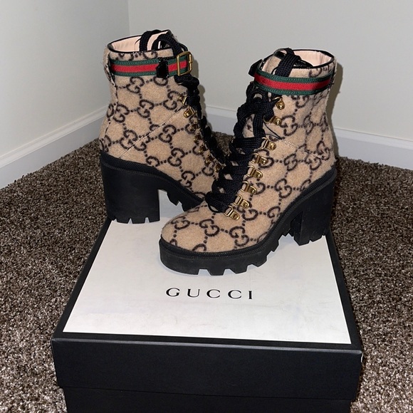 Gucci Shoes - Gucci Monogram Boots